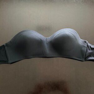 Lively No-Wire Strapless Bra in Jet Black - 34B